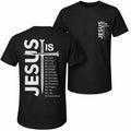 Men's Relaxed Fit Graphic T-Shirt, Breathable 100% Cotton Streetwear Cross Print Top with Short Sleeves, Shortsleeve,back to school,back to school shopping, Casual Clothes Fabric
